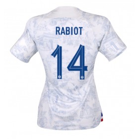 Damen Fußballbekleidung Frankreich Adrien Rabiot #14 Auswärtstrikot WM 2022 Kurzarm